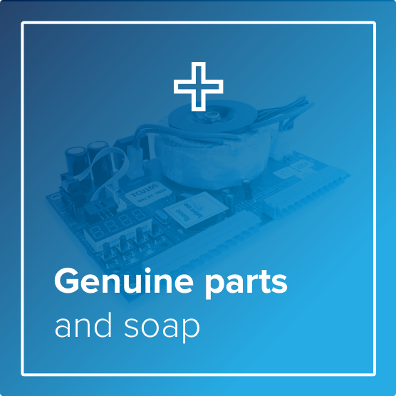 Order genuine parts and soap